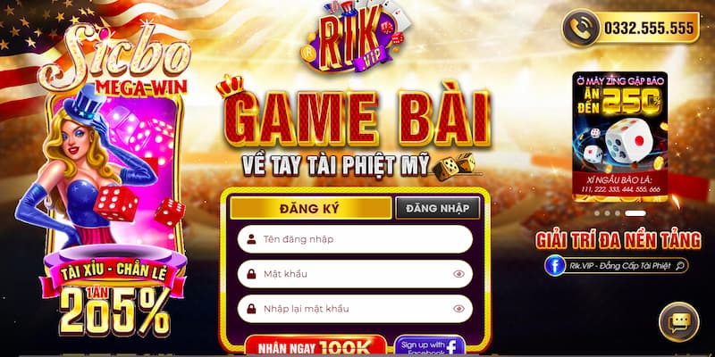 Cách đăng ký và bắt đầu chơi tại Rikvip